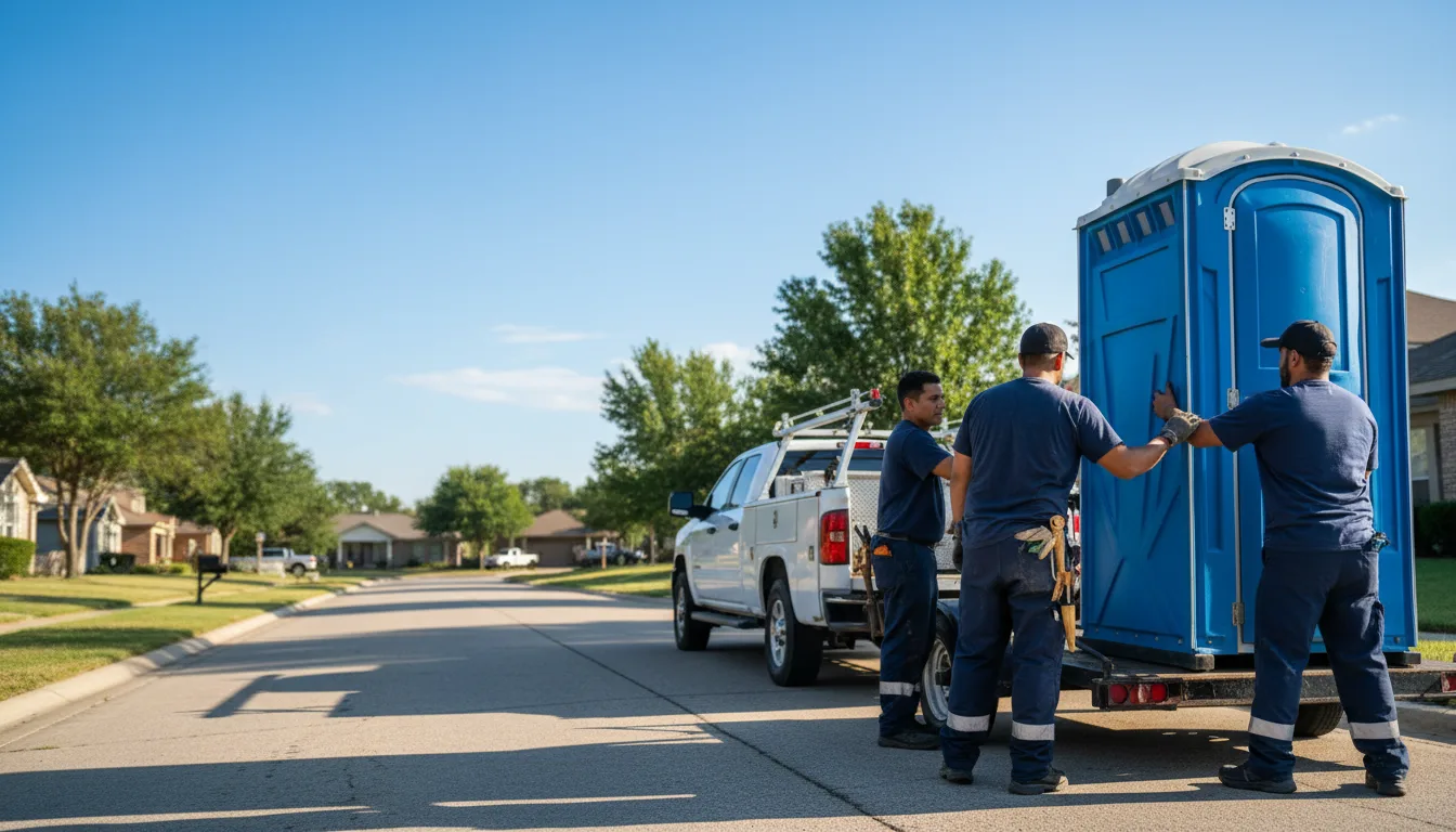 Portable Toilet Rental in Del City, OK near me